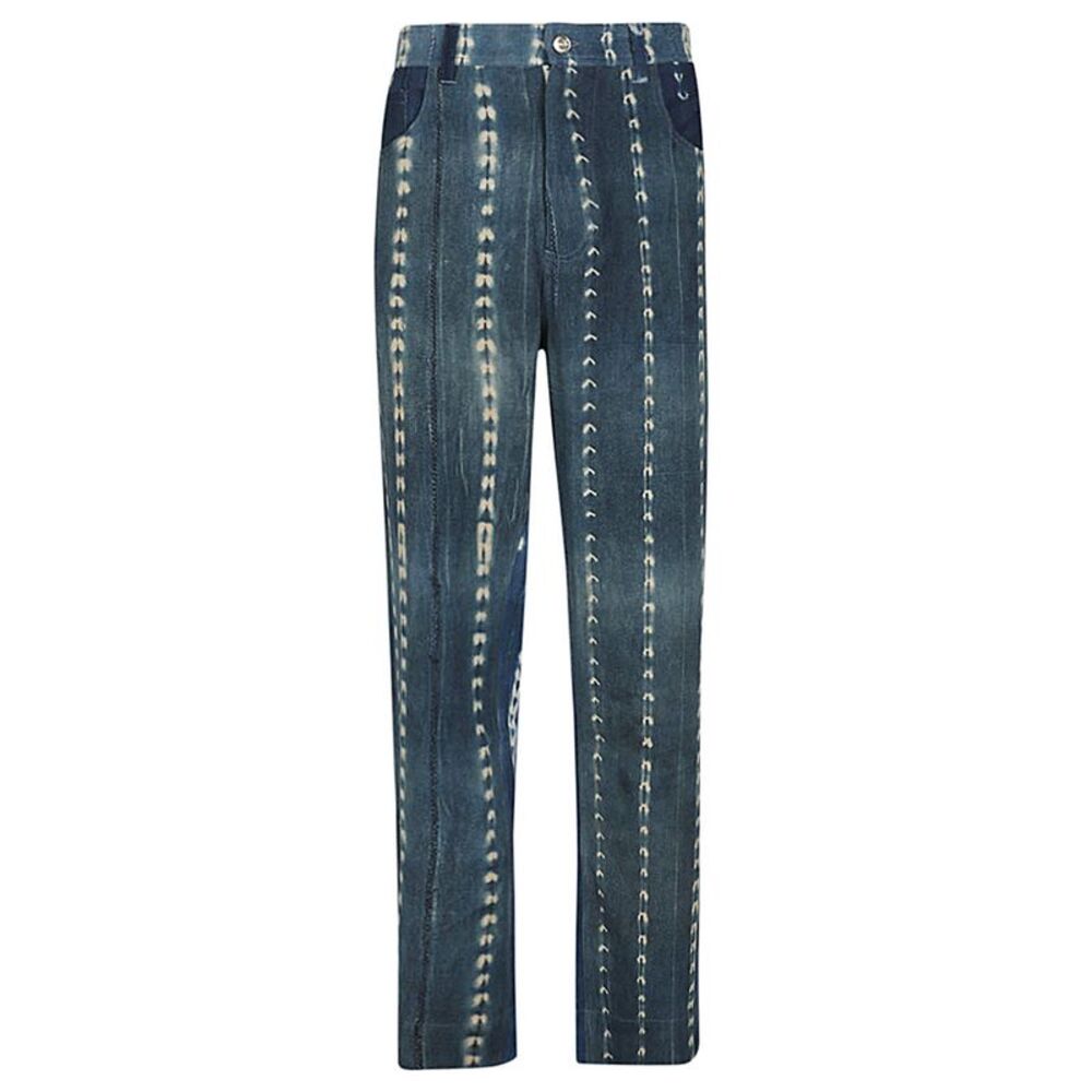 Wales Bonner Men's Miles Tie-Dye Denim Jeans